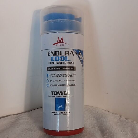 Mission EnduraCool Instant Cooling Towel - Blue - Picture 1 of 5